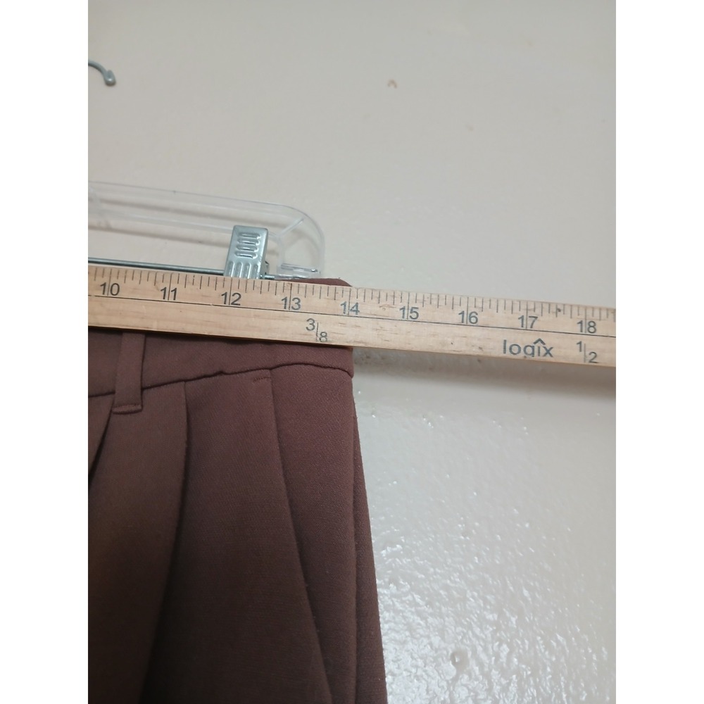 Abercrombie Pants Medium Long Sloane Pleated Wide Leg Trouser Pants Preppy - Picture 8 of 13